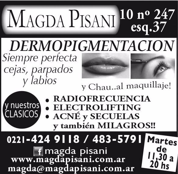 Magda Pisani te espera para cuidar tu rostro