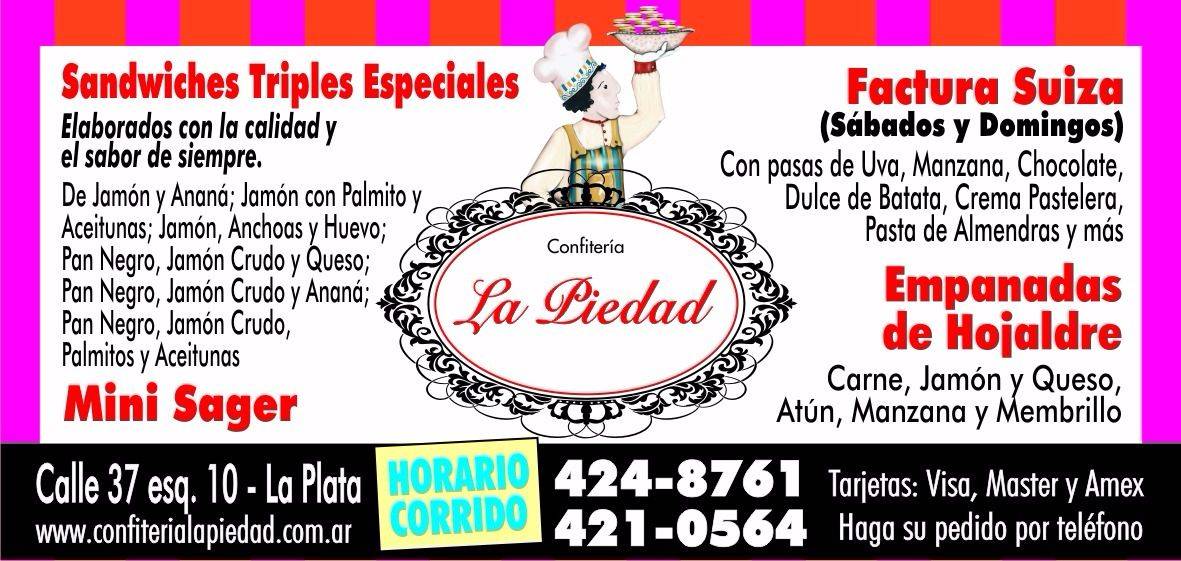 La Piedad te ofrece la más amplia variedad de sandwiches