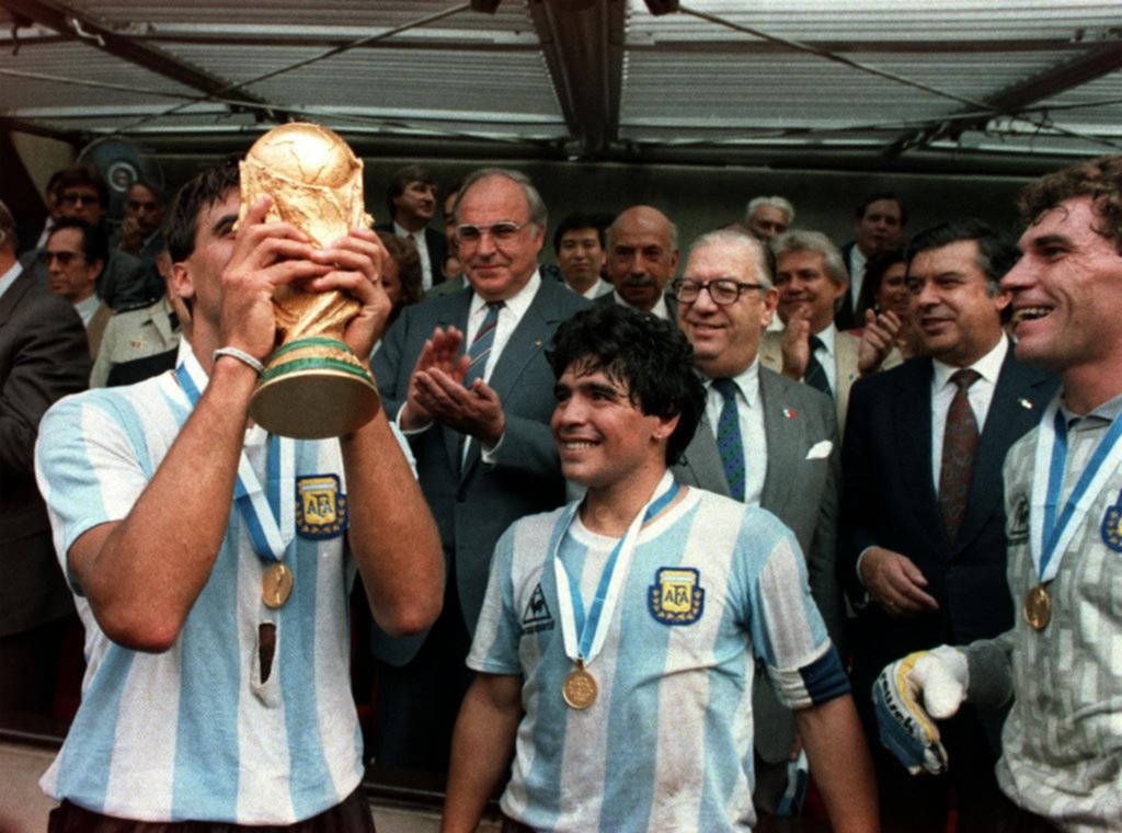Diego recordó el título mundial 31 años después