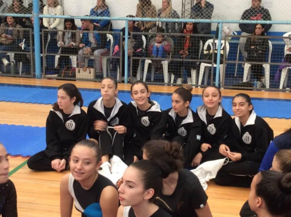Una gran actuación de los gimnastas