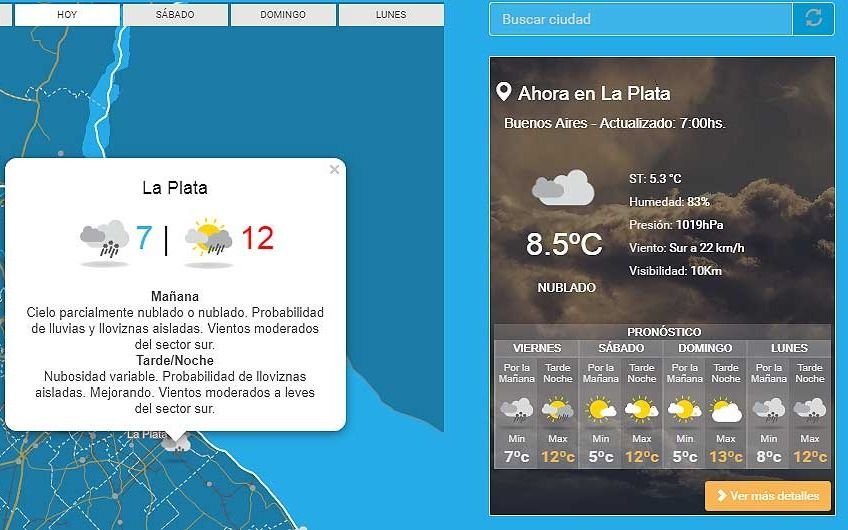 Viernes con frío invernal y anuncio de lluvias, pero... ¡al fin es viernes!