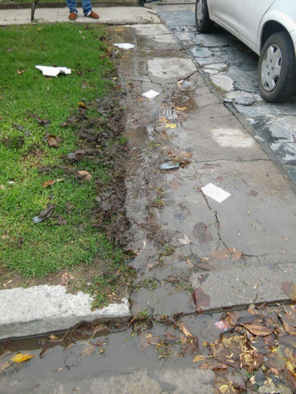 Una pérdida de agua en 14, 77 y 78, cumplió tres meses