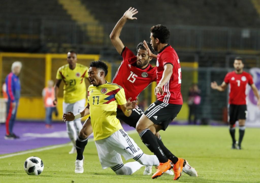 Colombia y Egipto quedaron a mano