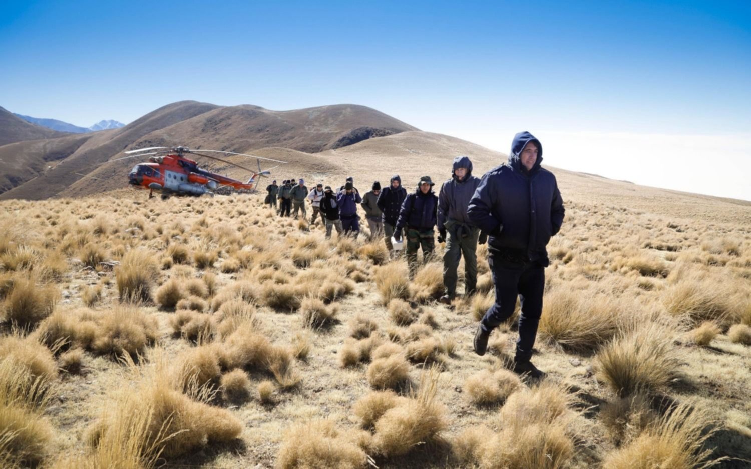Macri resaltó "el profesionalismo" de los rescatistas y de los pilotos del helicóptero  