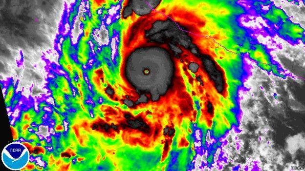 El ciclón Patricia fue tan intenso que disparó un rayo de antimateria a la tierra