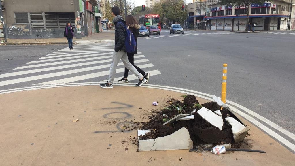 Vandalismo sin pausa en el centro de la Ciudad