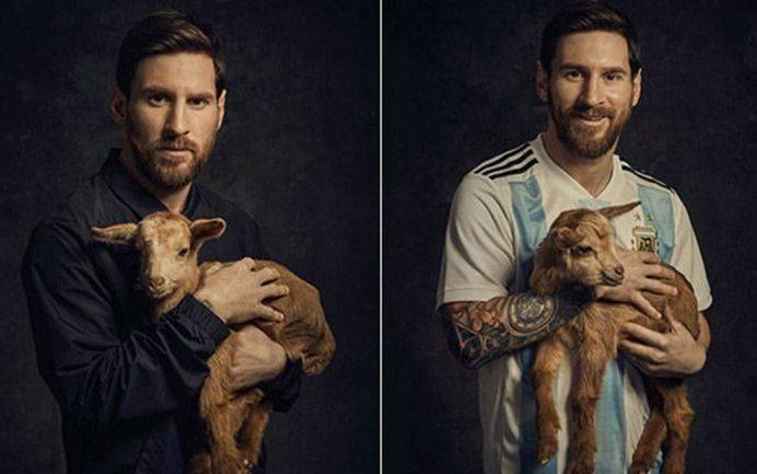 Messi y las cabras, una campaña que es furor en las redes sociales