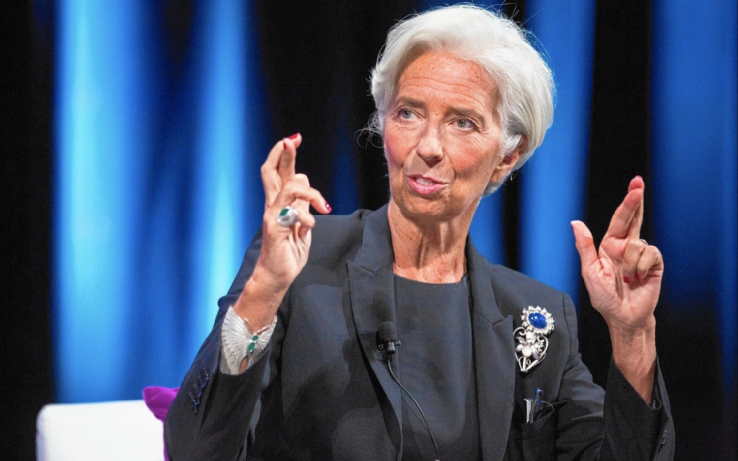 Tras confirmación del préstamo, la titular del FMI dijo estar “complacida” de poder “contribuir”