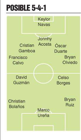 Un equipo con línea de cinco que apostará al contragolpe