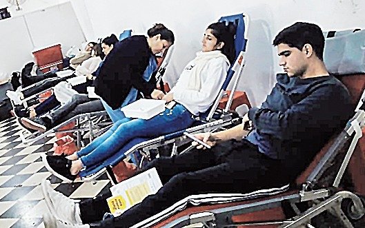Los hinchas del Lobo donaron su sangre