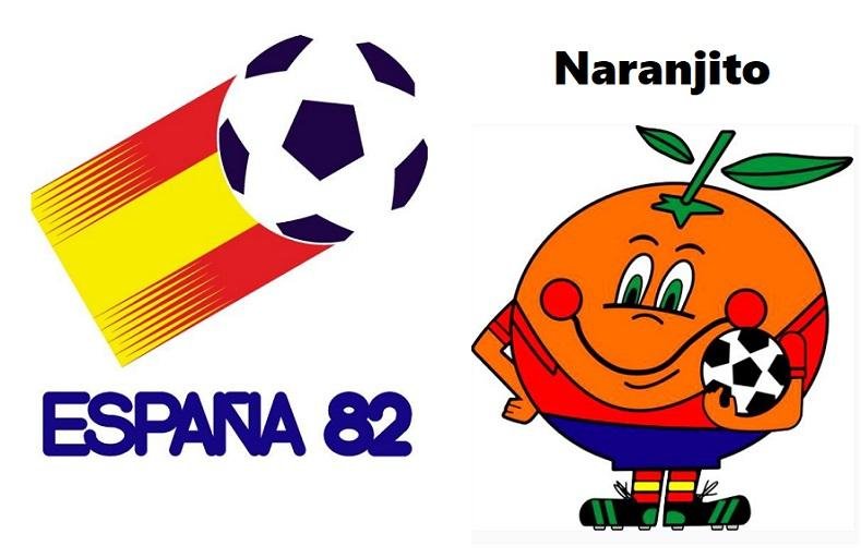 Naranjito", la mascota de la copa del mundo de España 1982.