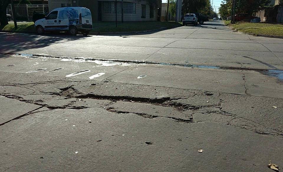 En 523 y 116, un bache que se va ampliando