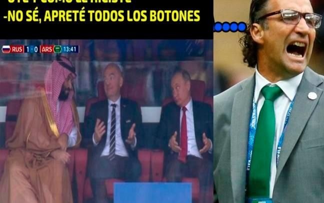 Los memes explotaron en el Mundial apuntando a Arabia y a Pizzi