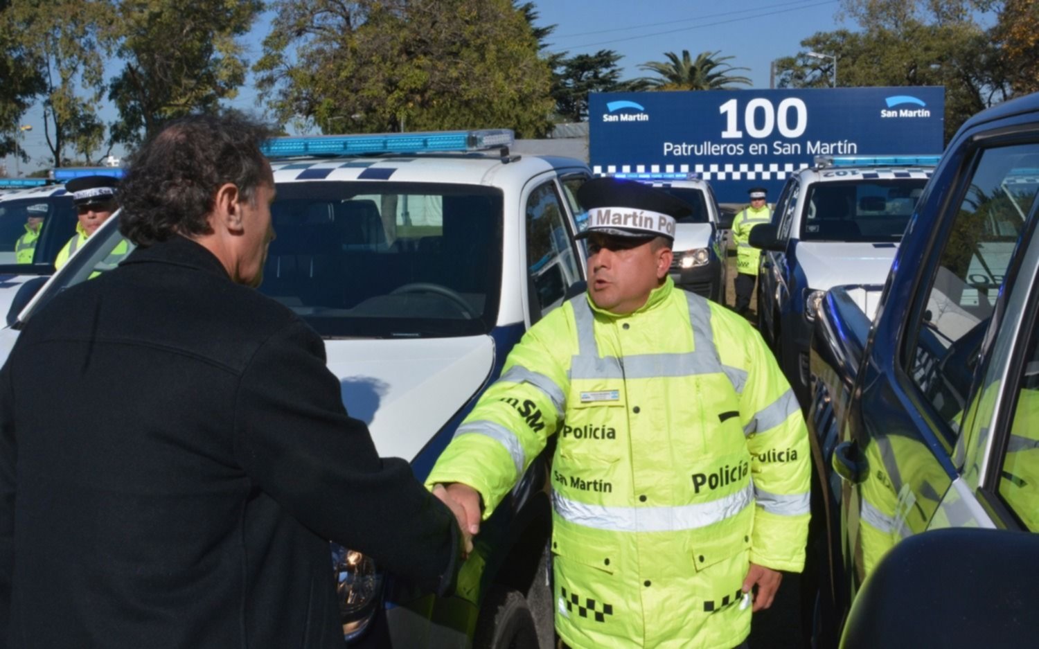 Katopodis presentó nuevos patrulleros y ya suman 100 los móviles de Protección Ciudadana