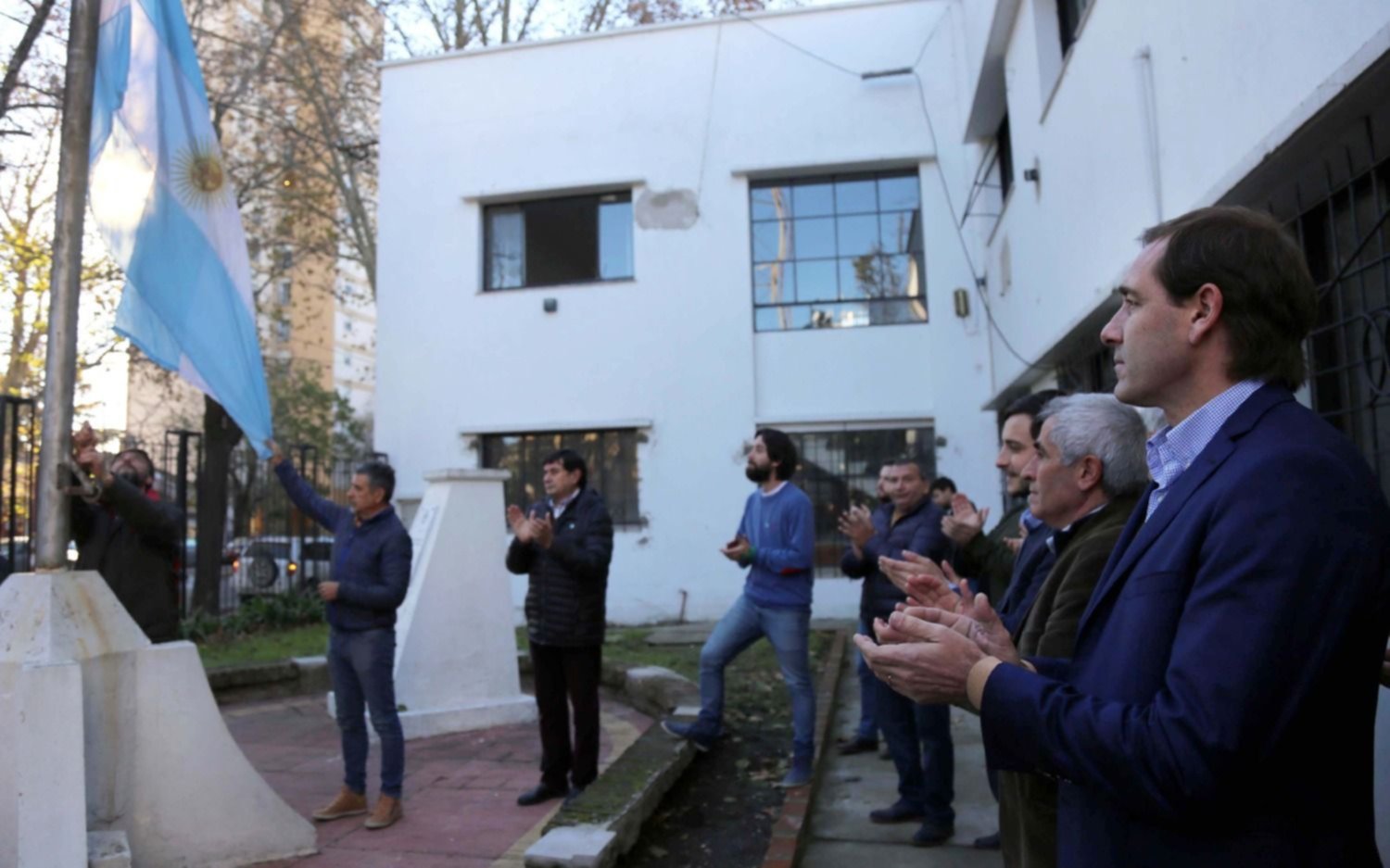 Garro participó de la inauguración del Archivo Oral de las Memorias de Malvinas