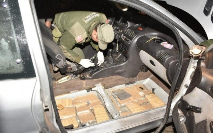 Corrientes: secuestraron 751 kilos de marihuana ocultos en un tractor