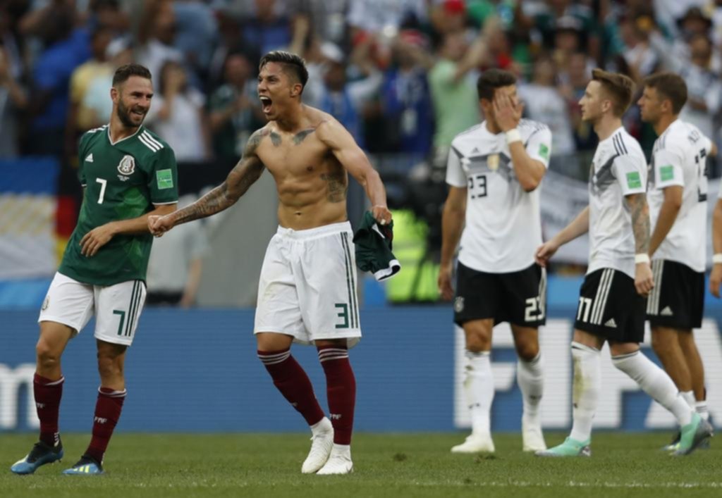 México dio el primer gran golpe al vencer al campeón Alemania