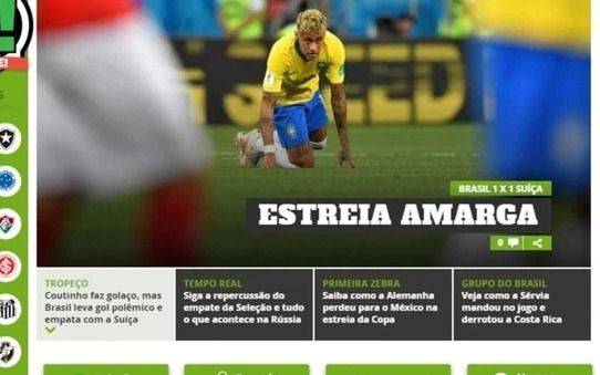 La prensa de Brasil al rojo: hablan de un "debut amargo" de su Selección