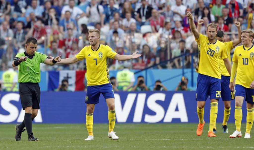 El VAR, con Vigliano a la cabeza, fue clave en el triunfo de Suecia sobre Corea