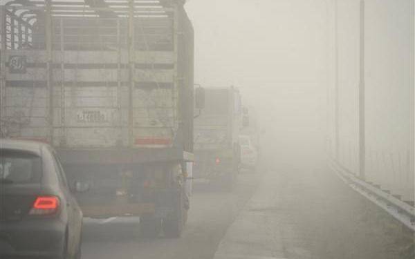 Bancos de niebla en la Autopista