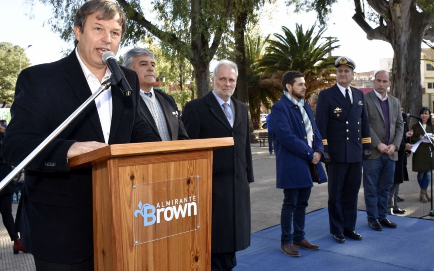 Cascallares homenajeó al Almirante Guillermo Brown 