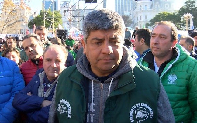 Para Pablo Moyano, el paro será "contundente" 