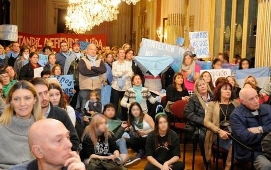 Diputados repudiaron agresiones a Rubinstein de un grupo antiabortista