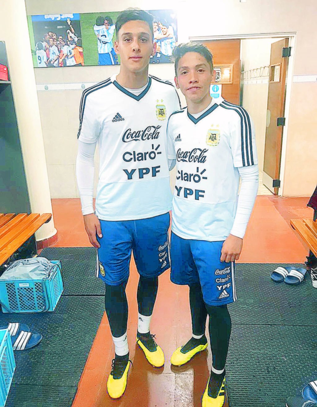 Ayala y Colombo, los leones que son sparrings de la Selección