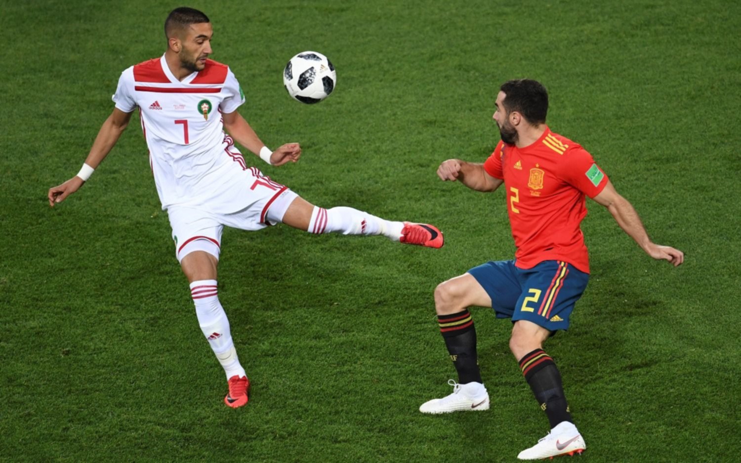 España empató ante Marruecos pero sufrió para meterse en octavos