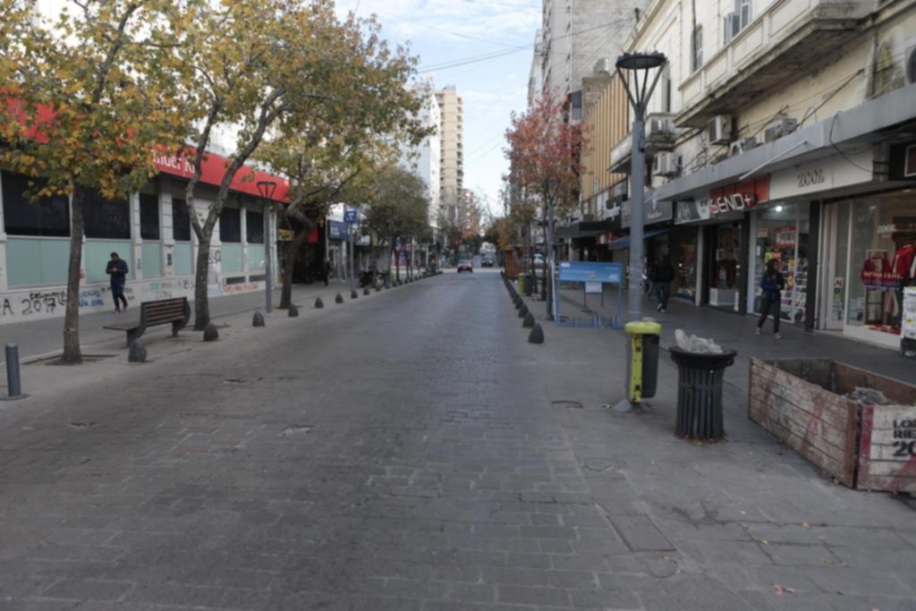 Fue dispar la medida de fuerza en los comercios; a la tarde hubo movimiento