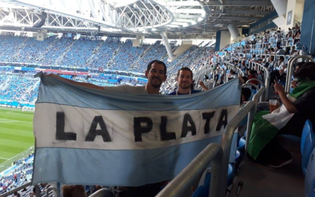 Los platenses hacen el aguante en San Petersburgo