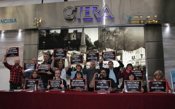 CTERA anunció un paro docente nacional para el martes próximo