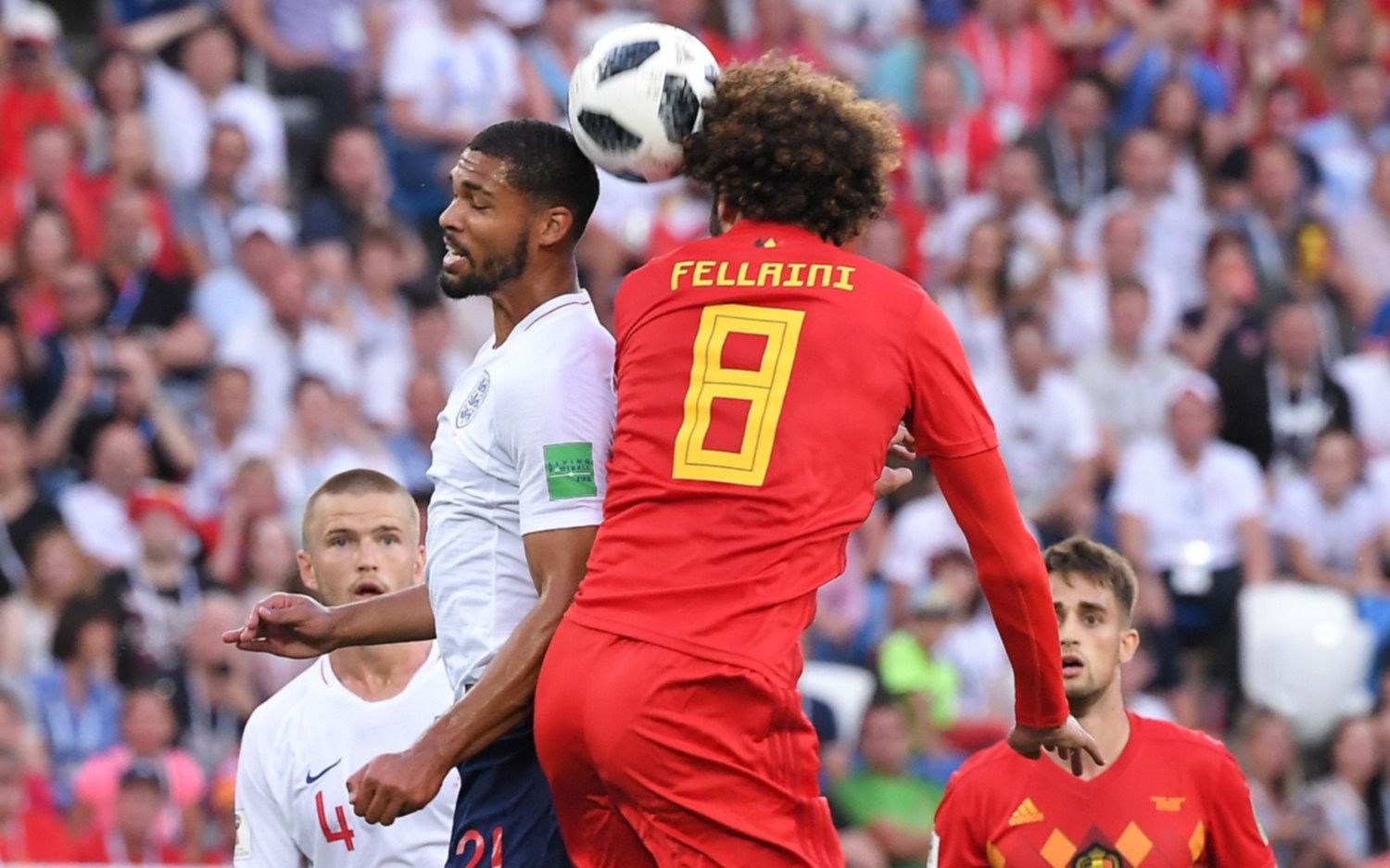 Con un golazo, Bélgica le ganó a Inglaterra y quedó como líder del Grupo G