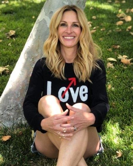 Julia Roberts debutó en las redes sociales y es furor
