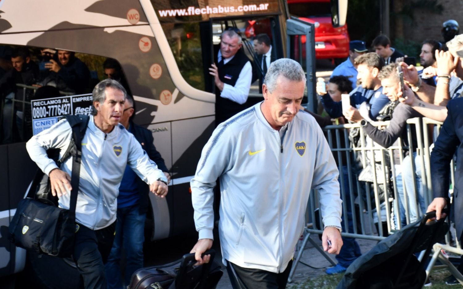 Boca arribó a Córdoba para la final de la Copa de la Superliga
