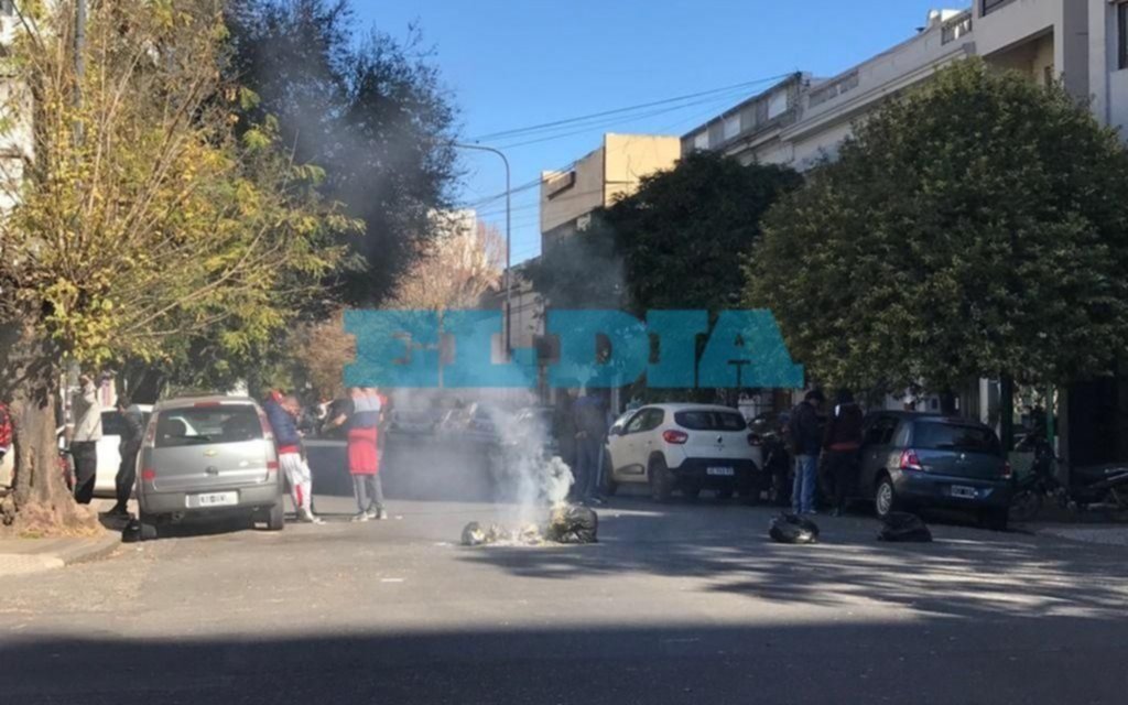 Corte en pleno Centro por una protesta de la UOCRA