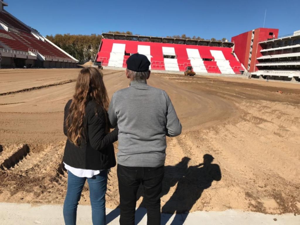 Sabella recorrió las obras y eligió su platea para ver al León