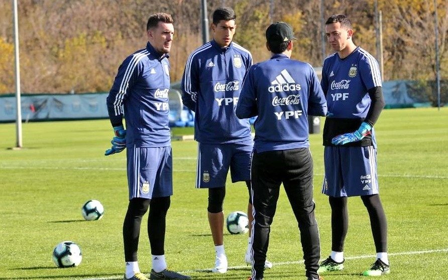 Se sumó el arquero Andrada y la Selección ya se entrena con plantel completo