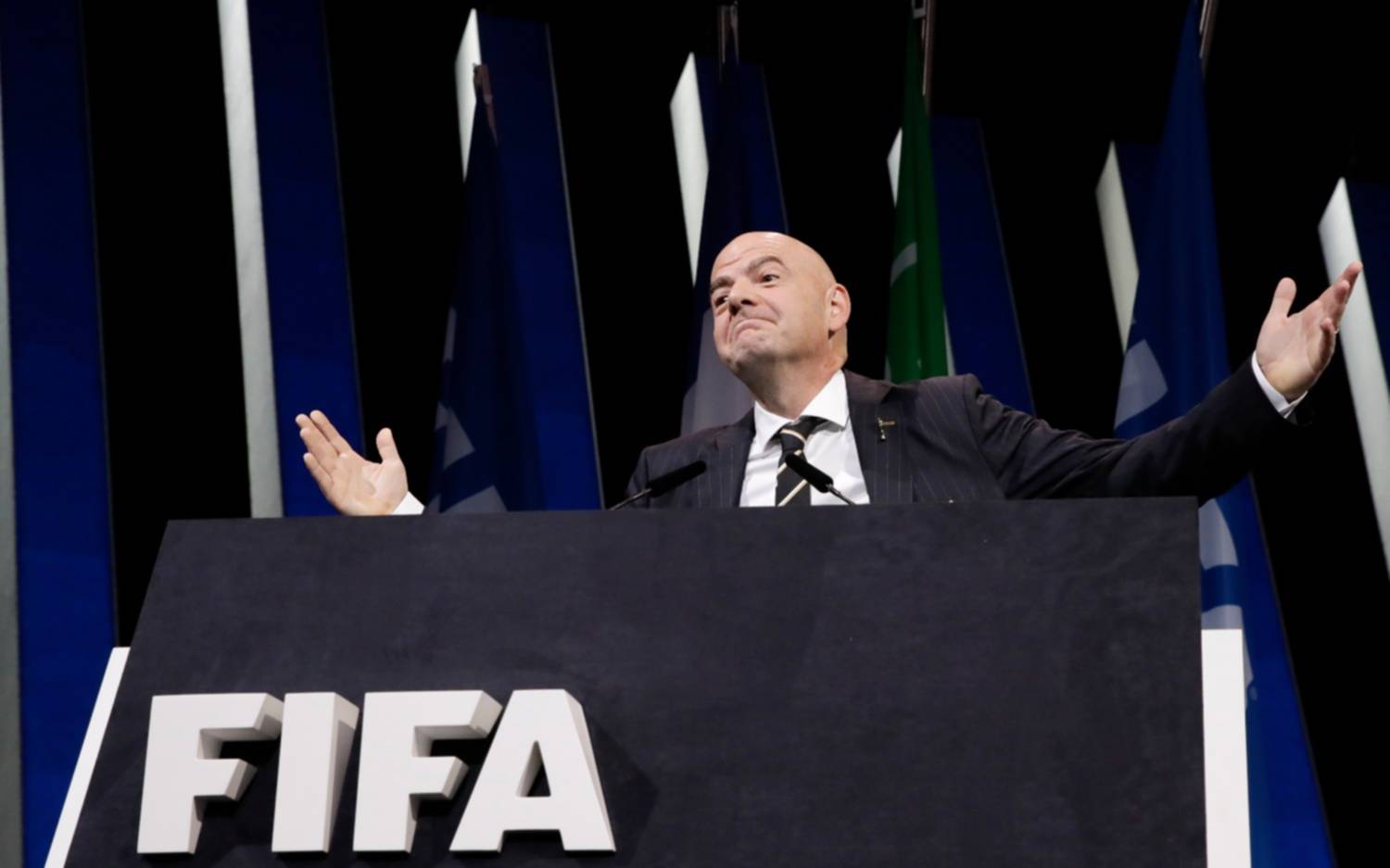 Infantino fue reelegido como presidente de la FIFA