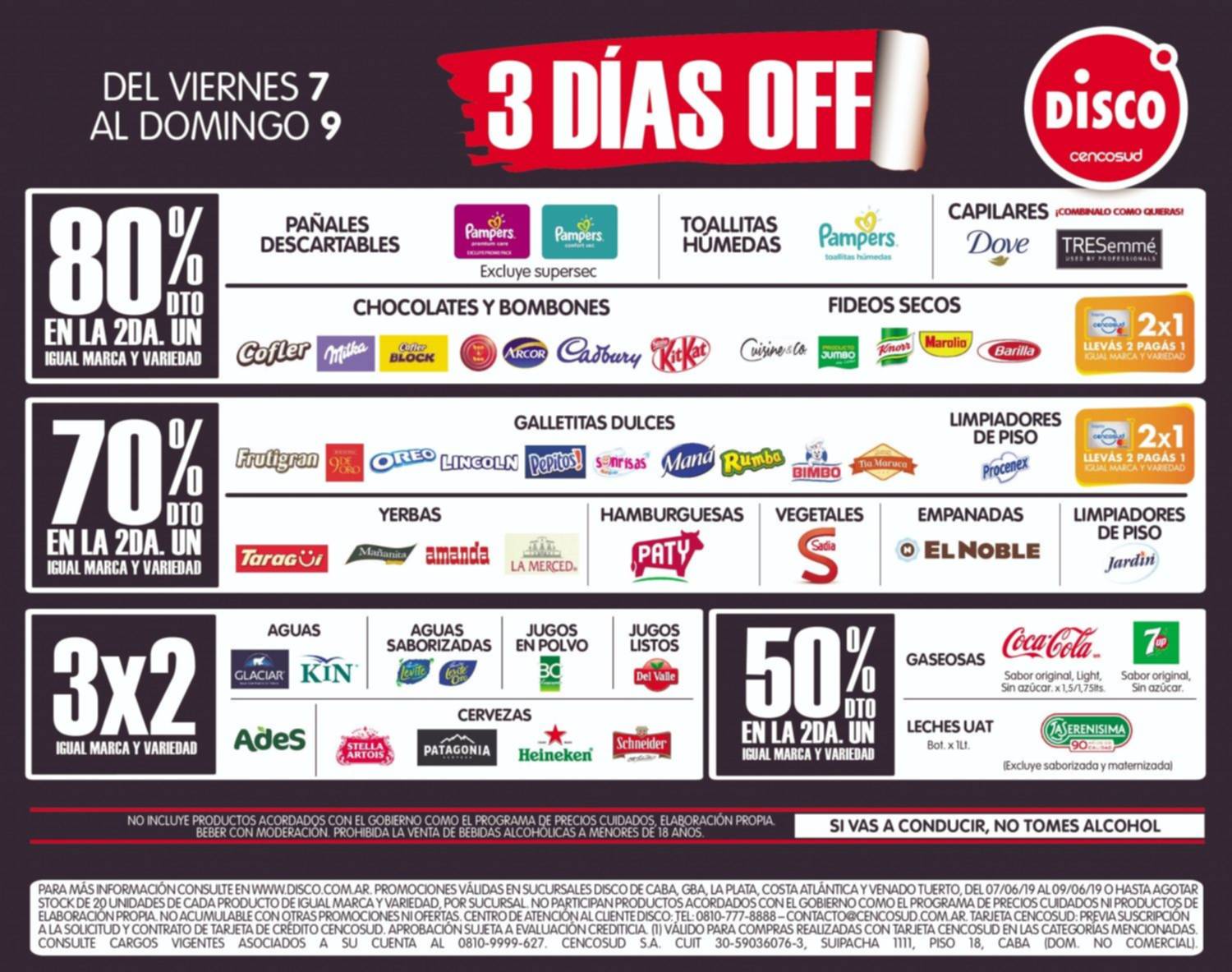 Tres días a puro descuento en Disco