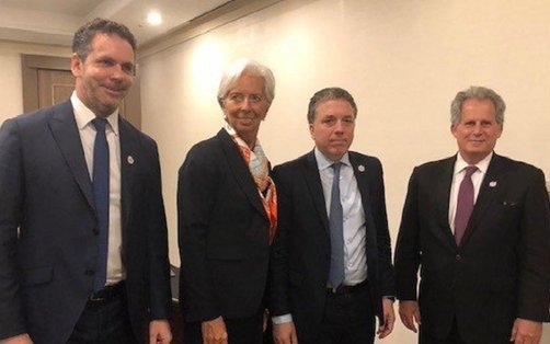 Dujovne, Sandleris y la titular del FMI analizaron la evolución del programa económico