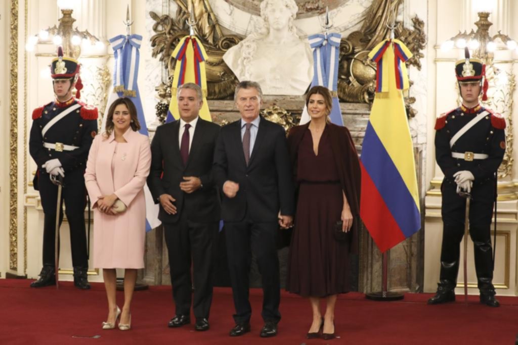 Macri recibió también el apoyo de su par de Colombia para lograr la reelección