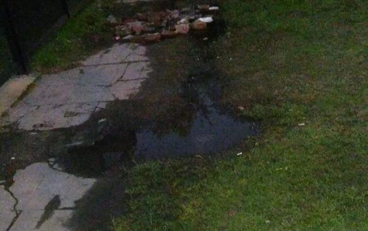 Caño roto en Tolosa