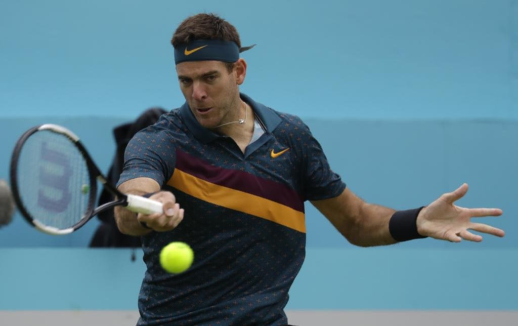 Preocupación por Del Potro debido a una nueva lesión en la rodilla