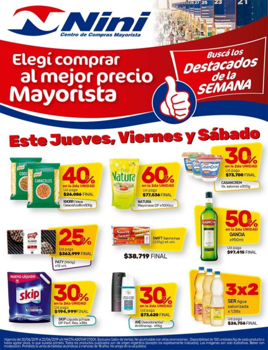 Grandes ofertas de Nini para este jueves, viernes y sábado: mirá los productos destacados 