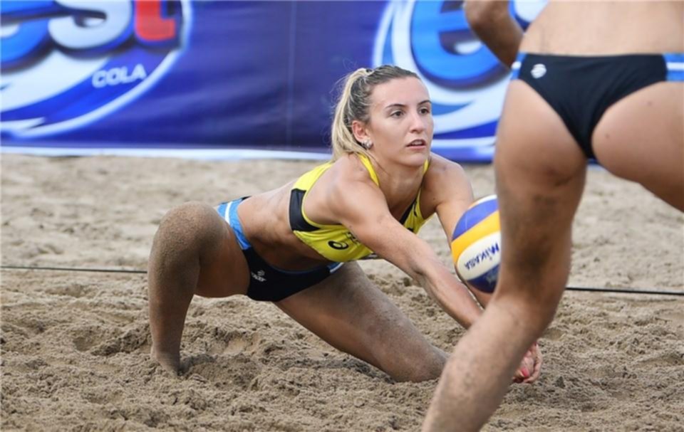 La platense Brenda Churín se luce en el Campeonato Mundial U21 de Beach Volley