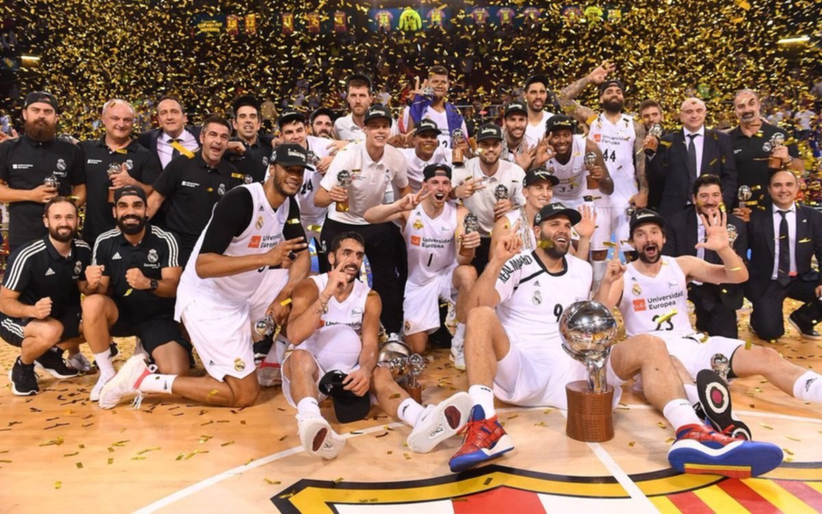 Real Madrid se consagró campeón y Facundo Campazzo fue elegido el jugador más valioso
