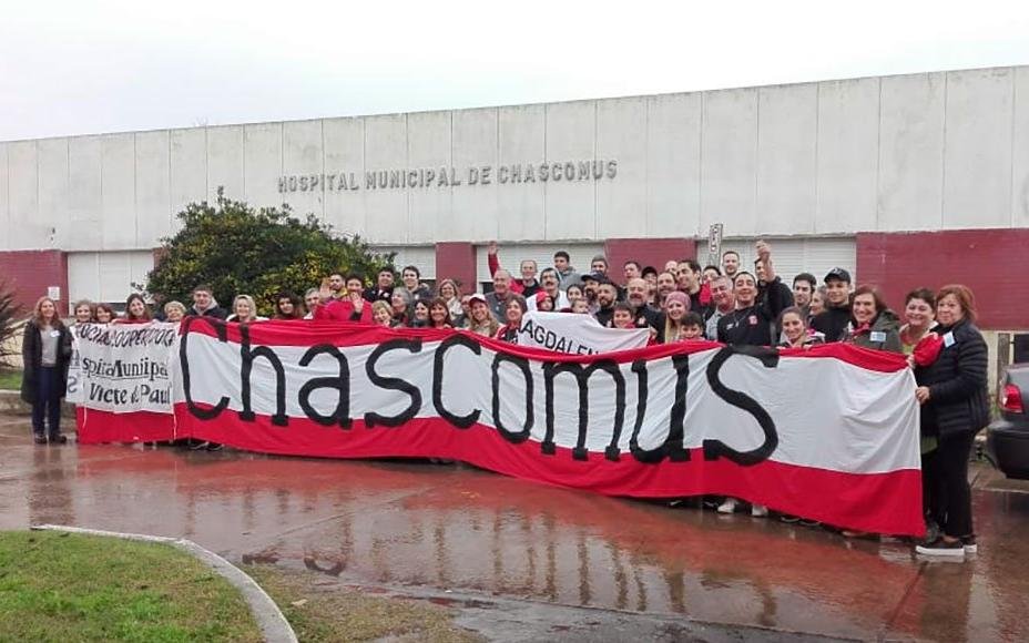 Exitoso locro solidario de la Filial Damonte de Chascomús