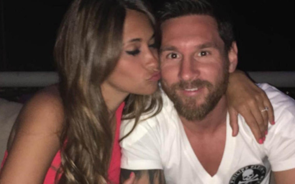 El particular saludo que le hizo la esposa a Lio Messi por su cumpleaños