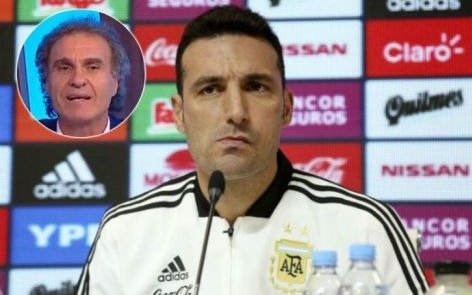El fastidio de Scaloni y lo que dijo sobre la pelea entre Menotti y Ruggeri